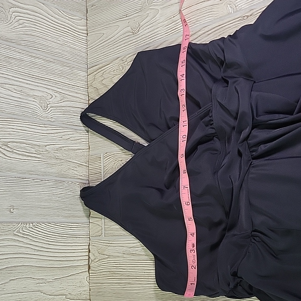 Bloomchic Black Flutter Hem Crossover Swimsuit Sw… - image 6